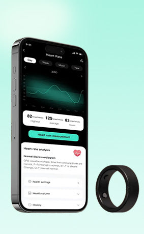 Uni Shape heart-rate dashboard and smart ring